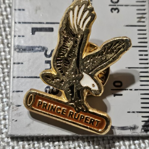 Vintage Prince Rupert British Columbia Canada Souvenir Travel Lapel Pin - Picture 6 of 6