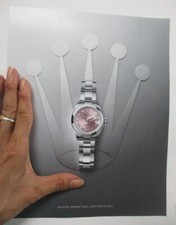 foto orologio rolex oyster perpetual lady immagine 8x10 in carta grigia impermeabile