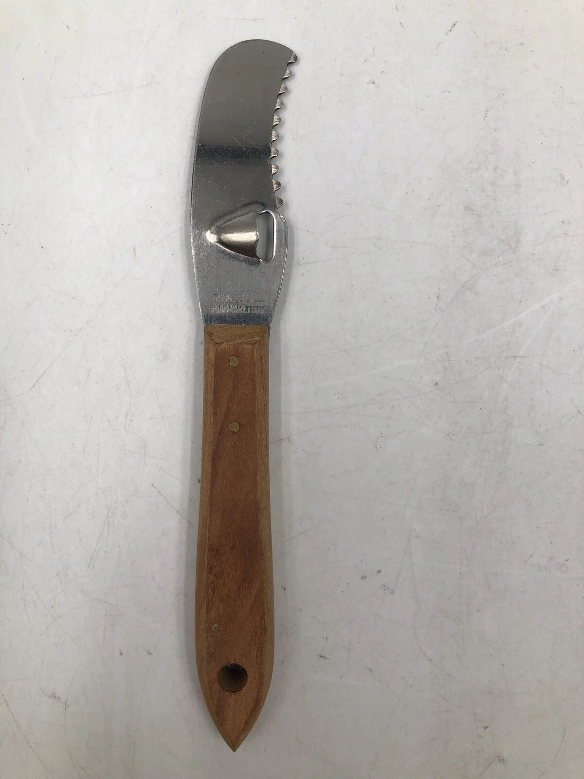 Irvinware Stainless Citrus Zester Grater Italy Wood Handle ~ Vintage MCM Kitchen
Opens in a new wind