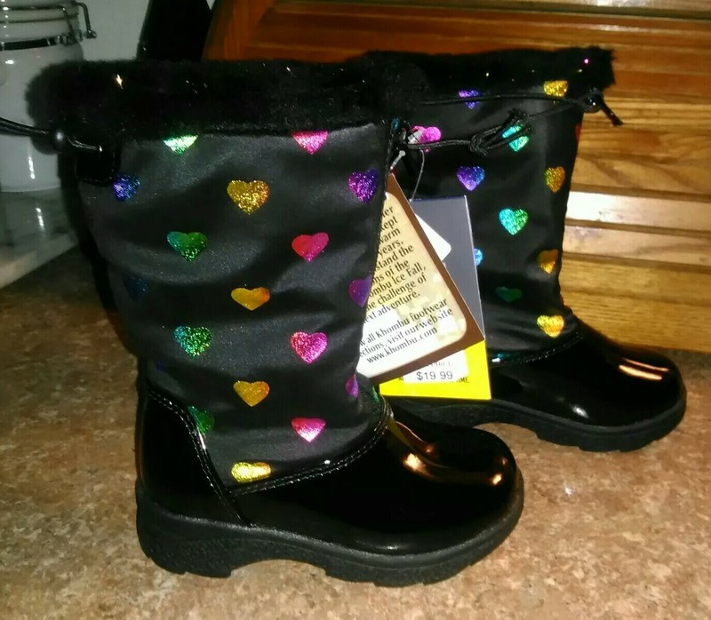 Toddler Girl's Winter Boots KHOMBU BRAND * Size 8. Waterproof, Thermolite * New