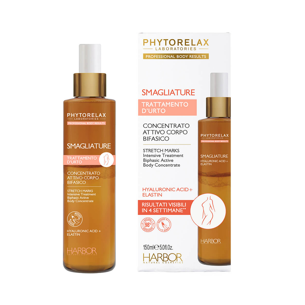 PHYTORELAX TRATTAMENTO D'URTO CONCENTRATO BIFASICO CORPO 150ml SMAGLIATURE