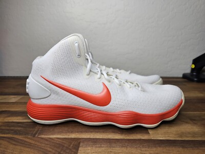 Nike Hyperdunk 2017 TB 942571-111 White/Orange Sz 16.5