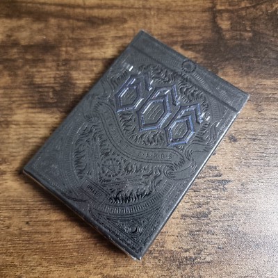 666 Holographite & Obsidian Playing Cards New & Sealed Holographic