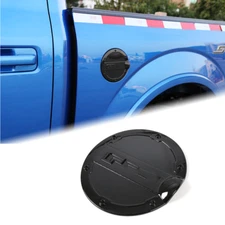  Gas Tank Cap Fuel Filler Door Cover Trim For Ford F150 15-20 Black Accessories
