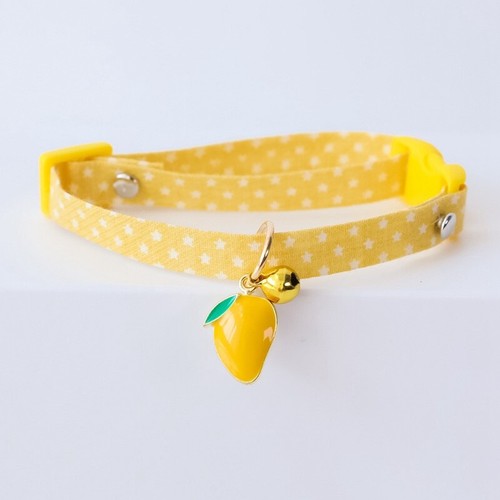Dog Nylon Safety Buckle Pet Collar Avocado Pendant Cute Necklace Fashion Bells - Picture 5 of 27