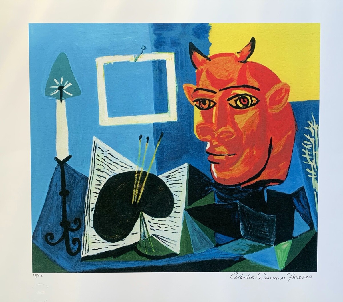 洋書 PICASSO by PICASSO Pablo Picasso STILL LIFE WITH MINOTAUR Estate Signed