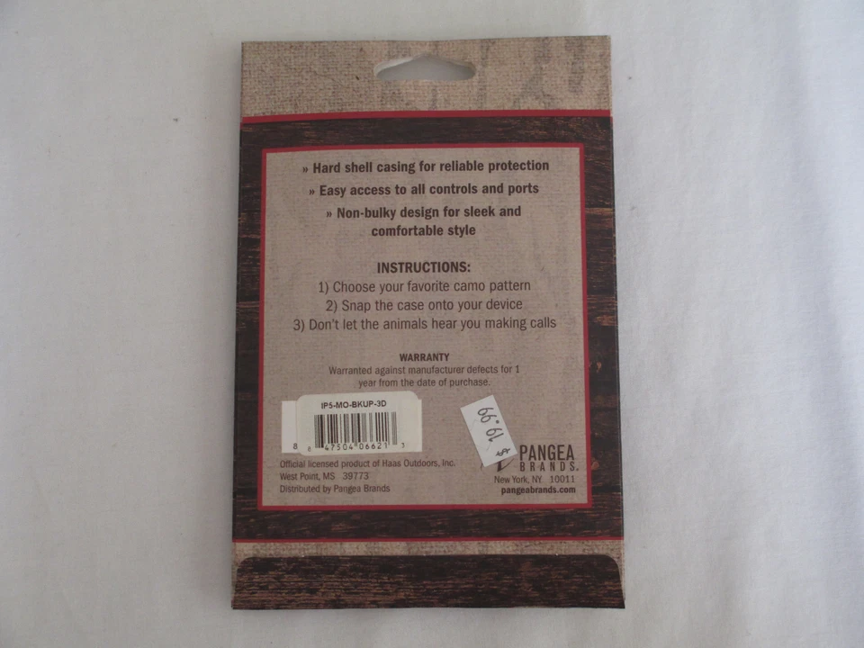 PANGEA - APPLE IPHONE 5 - ROBLE MUSGO ROSA CAMUFLAJE 3D DIMENSIONAL - FUNDA PARA TELÉFONO CELULAR Foto 3 de 4