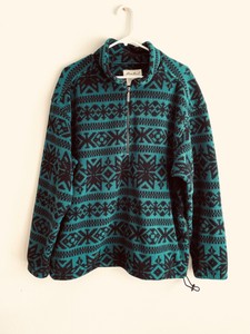 aztec pullover fleece mens