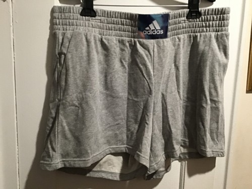 ADIDAS Zoe Saldana Grey UFORU Short Womens Plus Sz 2XL MSRP $30 NWT