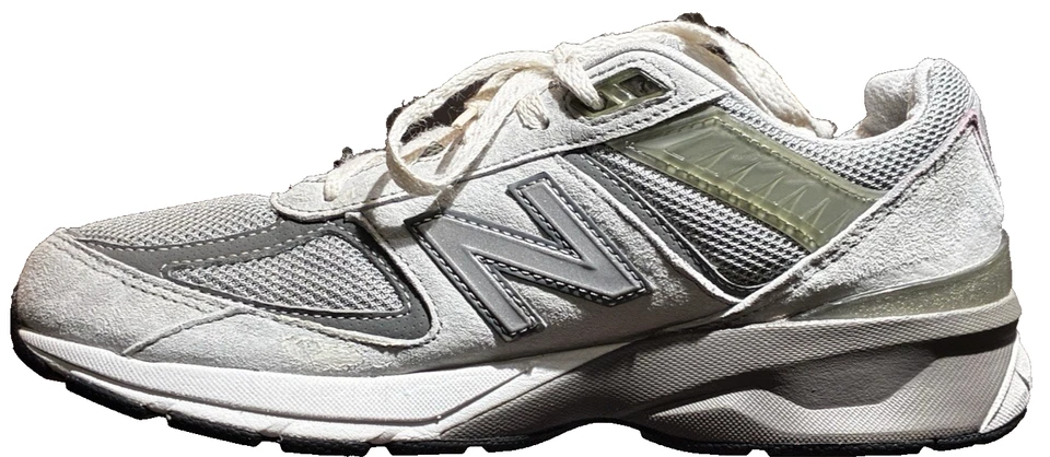 Tênis New Balance 990v5 Fabricado nos EUA Cinza/Castlerock W990GL5 Feminino Tamanho 5.5 - Imagem 4 de 4