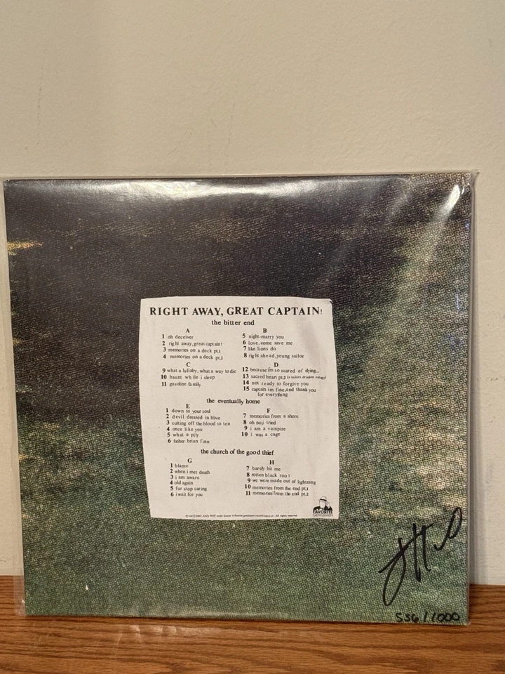 Right Away Great Captain! Trilogy 4xLP Set SIGNED/Numbered #536/1000 - Image 2 of 4