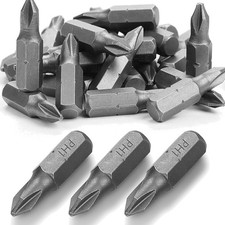 Torx Bitsatz 30 St&uuml;ck PH1 25 mm Chrom-Vanadium Schrauberbits