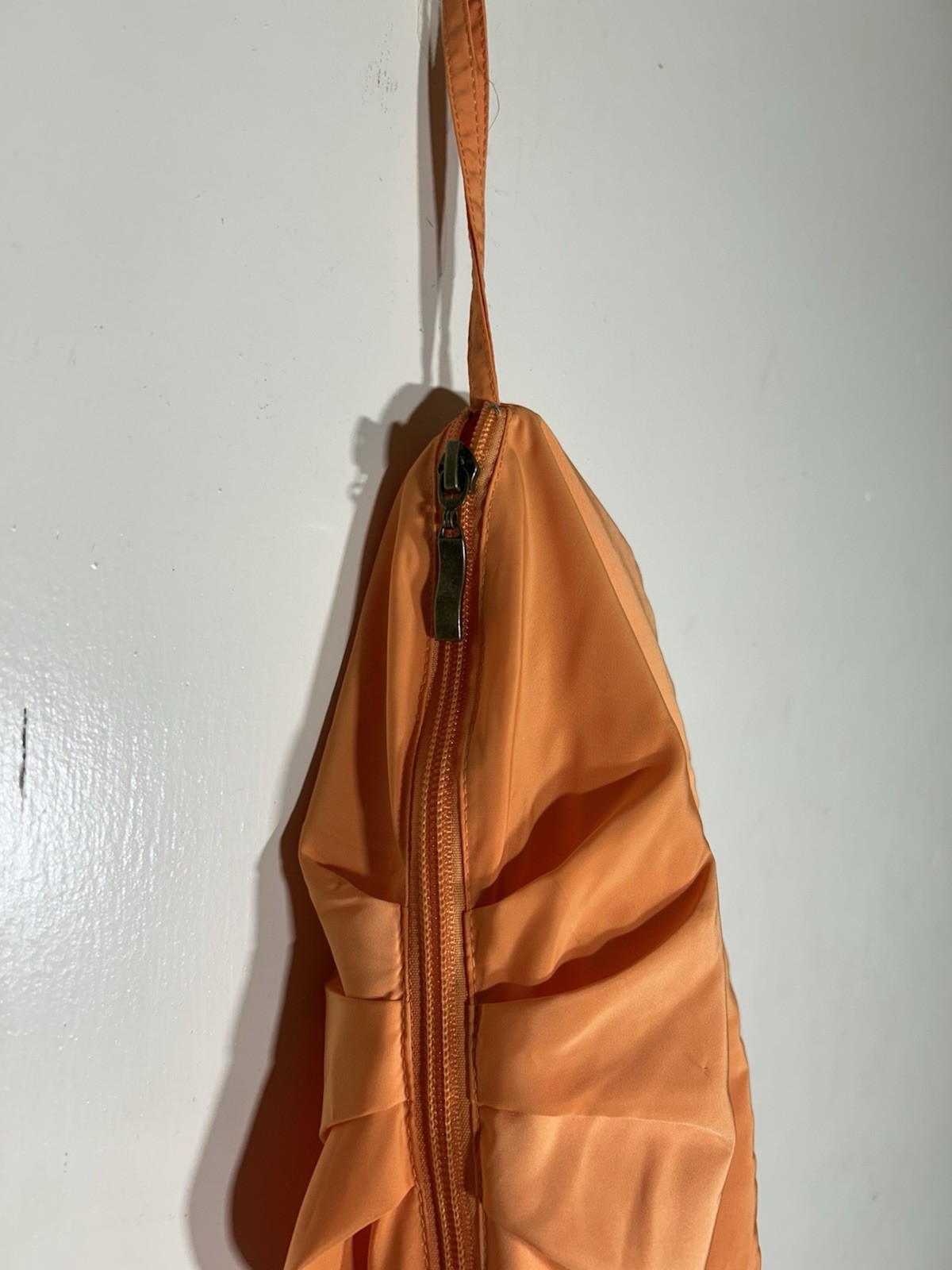 Vintage Pendeleton Bright Orange Packable ZipUp H… - image 18