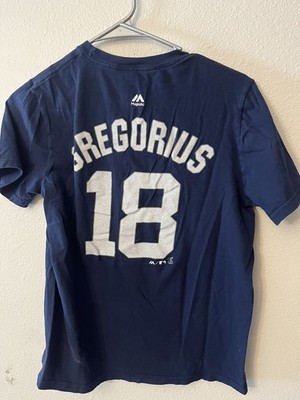 トップス Interbreed x majestic a baseball shirt Didi Gregorius JERSEY T Shirt NY Yankees BASEBALL 18 Majestic MLB