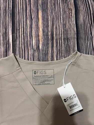 FIGS Men’s Leon Three Pocket Scrub Tan Brown Technical Collection Size Lg - Picture 2 of 3