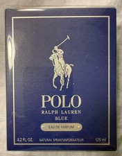 POLO RALPH LAUREN BLUE Eau de Parfum SEALED BOX   4.2 FL OZ / 125 ML