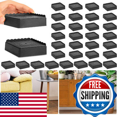 Bed Risers 1 inch, 2 inch, 3 inch, 4 inch Heavy Duty, Adjustable Furniture Riser