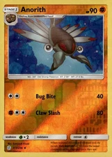 Anorith Uncommon Reverse Holo SM - Cosmic Eclipse 111/236 Pokémon TCG