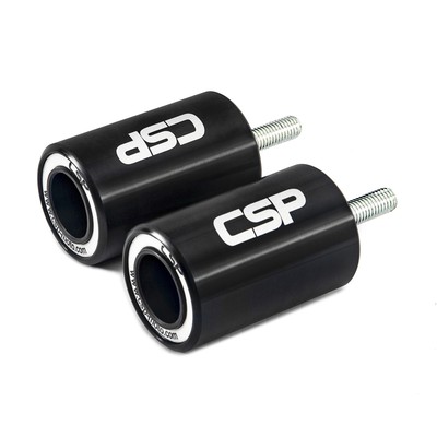 CSP-moto Motorrad Sturzpads Universal - Crash Pads Rahmensturzpad 90 mm M12x1.75