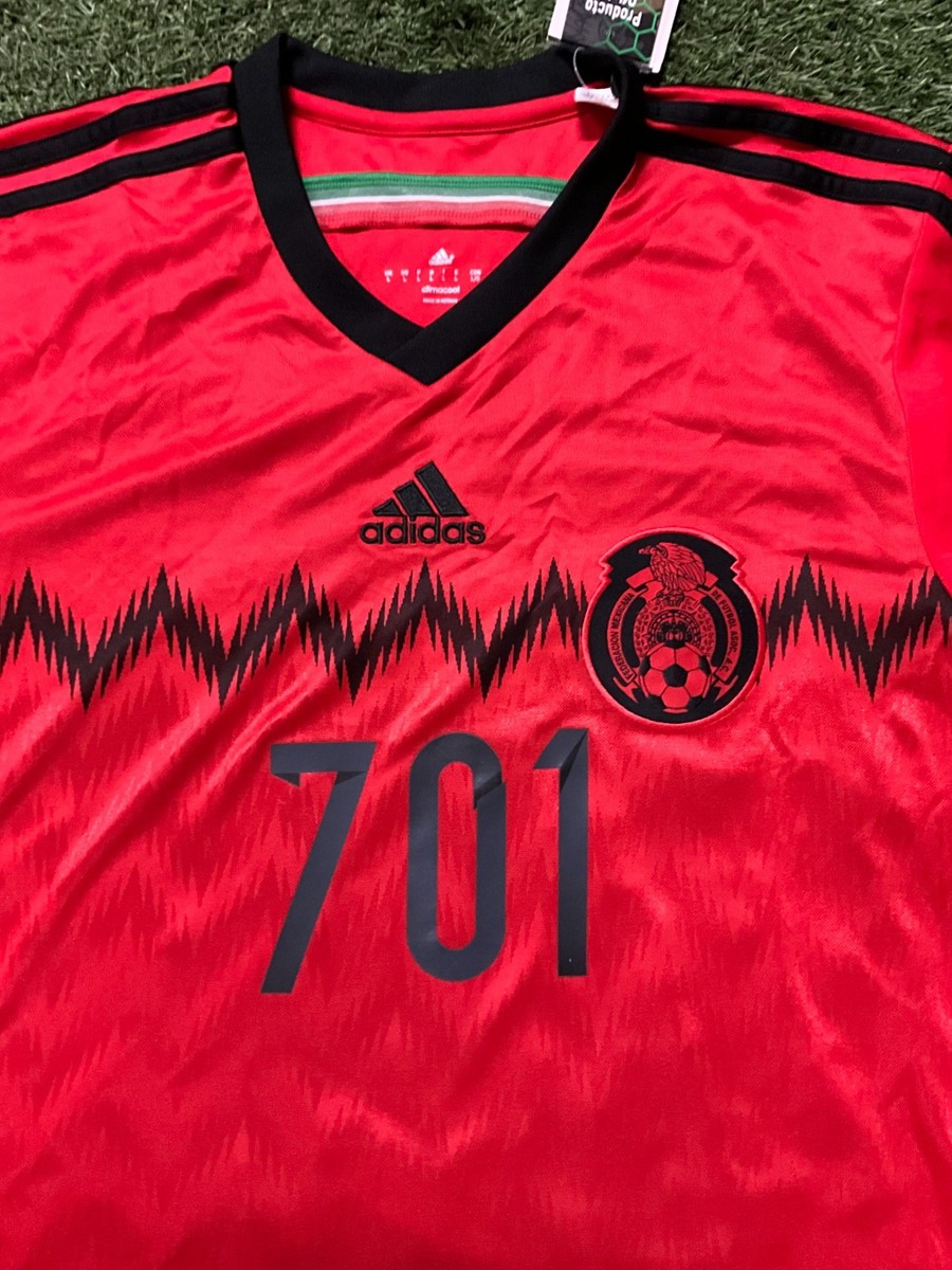 Mens Large L 2014 World Cup adidas Mexico Away Soccer Jersey