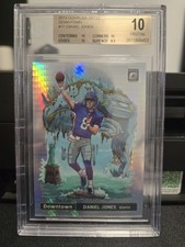 2019 Donruss Optic Downtown Daniel Jones #DT-17 card