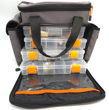 Savage Gear Lure Bag & Tackle Box Bundle Mixed Predator Fishing Lures Fox Rage