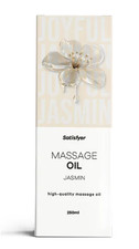 Satisfyer Massageöl Jasmin 250 ml pflegendes Körperöl mit Jasminduft Massage