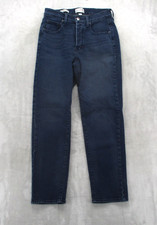 Universal Thread Jeans Women's 8 Blue Mid Rise 80s Slim Stretch Denim Cotton