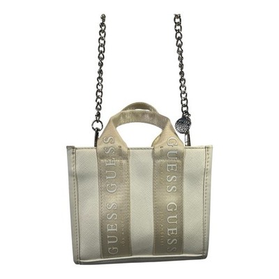 GUESS Factory Women's Logo-Tape Mini Tote Crossbody