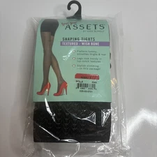SPANX Assets by Sara Blakely Shaping Tights Black 2049 Women's Size 1