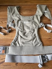 Ergobaby Embrace Cozy Knit Newborn Carrier color jade green light 