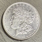 1892 Morgan Silver Dollar, AU Details, Cleaned, Scarce Date!
