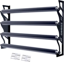 Vinyl Holder with Mounting Hardware, Metal Rack Heavy Duty Vinyl Storage Tool f