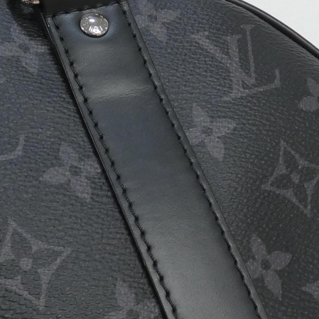 Authentic LOUIS VUITTON Monogram Eclipse Keepall … - image 5