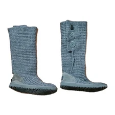 UGG Australia Boots Classic Cardy Knitted Sweater Tall Snow 5819  US 6