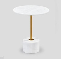 LuxuriöSe Couchtisch Tische Rund Modern Marmor Weiß Beistelltisch Neu