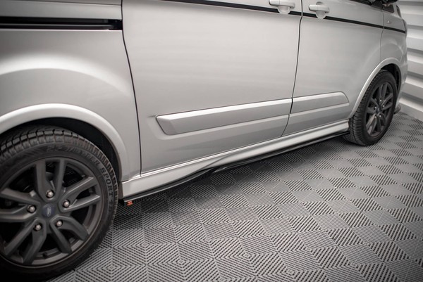Maxton Design Seitenschweller Ansatz (Paar) Passend FüR Ford Transit Custom ST-L-image