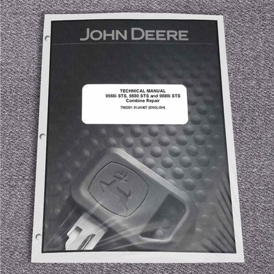 John Deere 9560I STS 9880 STS 9880I STS Combine Diagnostic Service Manual TM2201