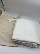 Double Stitch Bedsure Cotton Tencel Duvet Set Duvet Cover  2 Shams Cream Queen