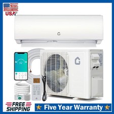 12000 BTU Mini Split Air Conditioner Ductless AC Heat Pump WIFI, 230V 21 SEER2