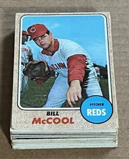 Cincinnati Reds Lot of 19 High Number Cards (1968-1973) Lower Grade Condition