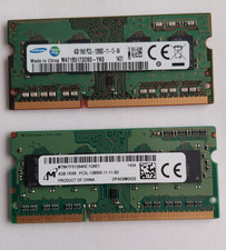 SAMSUNG and Micron RAM 4GB 1Rx8 PC3L-12800S-11 set