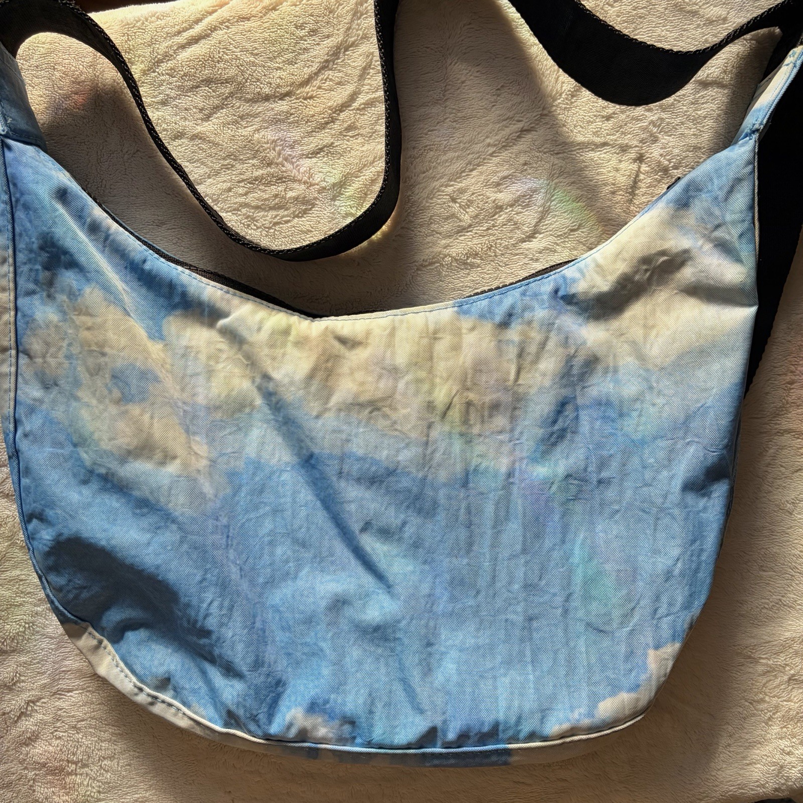 Baggu Cloud Pattern Medium Crescent- EXCELLENT Us… - image 3