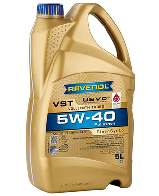 RAVENOL VST 5W-40 Motor Oil 5L | MB 229.5, Porsche A40, BMW LL-01, MS-10850