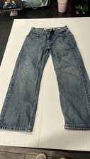 Levi's Strauss  Co 550 Boys' Blue Denim Jeans, Casual Cotton, Size 8 Slim