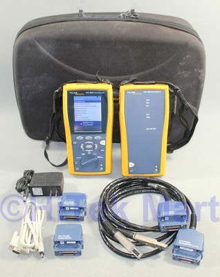Fluke Networks DTX-1800 DTX Cable Analyzer w Accessories w Fluke case