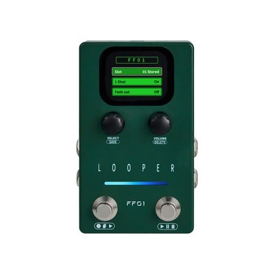 FLAMMA Looper-Gitarrenpedal Mit 40 Speicherplätzen 160 Minuten Loop-Zeit