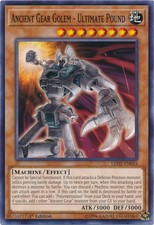 Ancient Gear Golem - Ultimate Pound - LED2-EN035 - Common - 1st Edition - Lightl