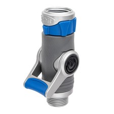 Orbit Elevated Shut-off Coupling 28296 Blue Gray Orbit Elevated Shut-off Coupling 28296 Blue Gray
