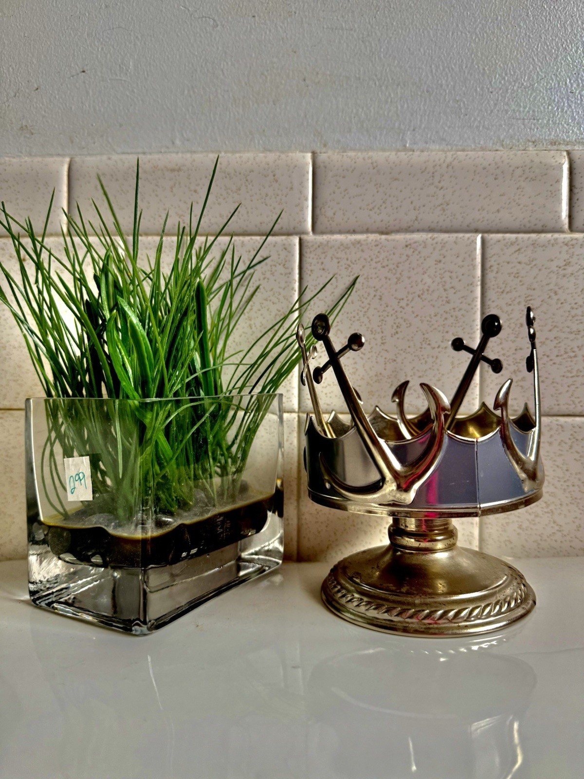 Bath and Body Works,Nautical, Anchor 3 Wick Candle Holder
